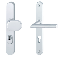 Hop&shy;pe Stock&shy;holm smal&shy;schild knop/kruk - alu&shy;mi&shy;ni&shy;um F1 - PC72 LS met kern&shy;trek&shy;be&shy;vei&shy;li&shy;ging (af&shy;ge&shy;rond) - SKG***