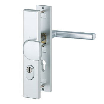 Hoppe Stockholm veiligheidsbeslag knop/kruk - aluminium F1 - PC55 LS met kerntrekbeveiliging (rechthoekig) - SKG*** Hoppe Stockholm veiligheidsbeslag knop/kruk - aluminium F1 - PC55 LS met kerntrekbeveiliging (rechthoekig) - SKG***