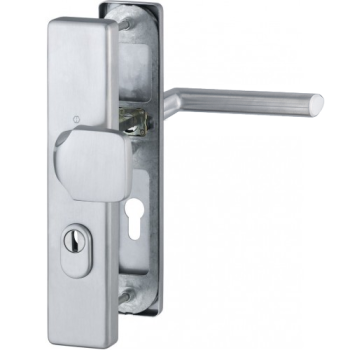 Hoppe Stockholm veiligheidsbeslag knop/kruk - F69 - PC55 LS met kerntrekbeveiliging RVS (rechthoekig) - SKG*** Hoppe Stockholm veiligheidsbeslag knop/kruk - F69 - PC55 LS met kerntrekbeveiliging RVS (rechthoekig) - SKG***