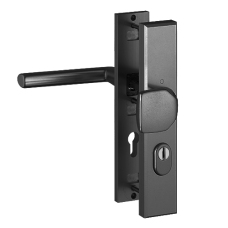 Hop&shy;pe Stock&shy;holm vei&shy;lig&shy;heids&shy;be&shy;slag knop/kruk - zwart - PC55 RS met kern&shy;trek&shy;be&shy;vei&shy;li&shy;ging (recht&shy;hoe&shy;kig) - SKG***