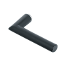 Hoppe Stockholm veiligheidsbeslag knop/kruk - zwart - PC92 LS met kerntrekbeveiliging (rechthoekig) - SKG*** Hoppe Stockholm veiligheidsbeslag knop/kruk - zwart - PC92 LS met kerntrekbeveiliging (rechthoekig) - SKG***