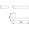 Hoppe Stockholm veiligheidsbeslag knop/kruk - aluminium F1 - PC55 LS met kerntrekbeveiliging (rechthoekig) - SKG*** Hoppe Stockholm veiligheidsbeslag knop/kruk - aluminium F1 - PC55 LS met kerntrekbeveiliging (rechthoekig) - SKG***