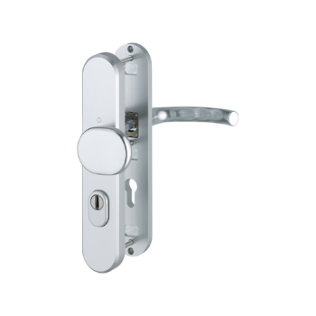 Hoppe Tokyo veiligheidsbeslag knop/kruk - Aluminium F1 - PC72 LS met kerntrekbeveiliging (afgerond) - SKG*** Hoppe Tokyo veiligheidsbeslag knop/kruk - Aluminium F1 - PC72 LS met kerntrekbeveiliging (afgerond) - SKG***