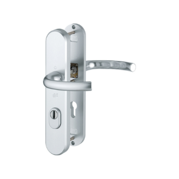 Hoppe Tokyo veiligheidsbeslag kruk/kruk - Aluminium F1 - PC72 met kerntrekbeveiliging (afgerond) - SKG*** Hoppe Tokyo veiligheidsbeslag kruk/kruk - Aluminium F1 - PC72 met kerntrekbeveiliging (afgerond) - SKG***