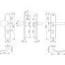 Hoppe Tokyo veiligheidsbeslag knop/kruk - Aluminium F1 - PC92 LS (afgerond) - SKG*** Hoppe Tokyo veiligheidsbeslag knop/kruk - Aluminium F1 - PC92 LS (afgerond) - SKG***