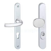 Hoppe Tokyo smalschild knop/kruk - Aluminium F1 - PC72 RS met kerntrekbeveiliging (afgerond) - SKG*** Hoppe Tokyo smalschild knop/kruk - Aluminium F1 - PC72 RS met kerntrekbeveiliging (afgerond) - SKG***