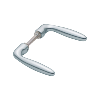 Hoppe Verona deurkrukken - Aluminium F1 - 61 t/m 70 mm Hoppe Verona deurkrukken - Aluminium F1 - 61 t/m 70 mm