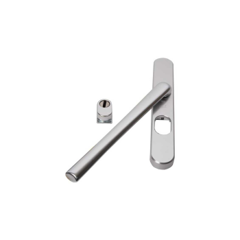 Hoppe hefschuifgreep afgerond korte hals voor buitendeuren 3280ZA - PC69 F1 Hoppe hefschuifgreep afgerond korte hals voor buitendeuren 3280ZA - PC69 F1