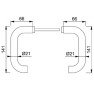 Hoppe Paris deurkrukken - Aluminium F1 - 71 t/m 75 mm Hoppe Paris deurkrukken - Aluminium F1 - 71 t/m 75 mm