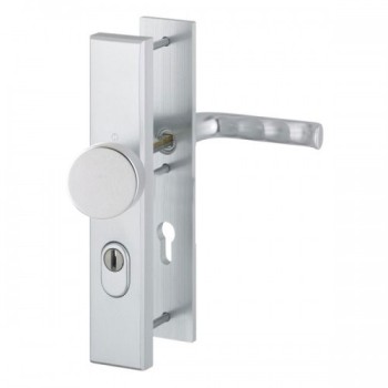 Hoppe London veiligheidsbeslag draaibare knop (rond)/kruk F1 PC55 LS met kerntrekbeveiliging (rechthoekig) - SKG*** Hoppe London veiligheidsbeslag draaibare knop (rond)/kruk F1 PC55 LS met kerntrekbeveiliging (rechthoekig) - SKG***