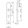 Hoppe los buitenschild F1 PC72 (afgerond) - SKG***