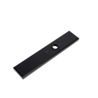 Hoppe blind los buitenschild alleen krukgat zwart (rechthoekig) - SKG***