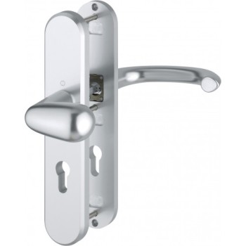 Hoppe Marseille veiligheidsbeslag vaste knop/kruk - F1 - PC55 LS - afgerond - SKG*** Hoppe Marseille veiligheidsbeslag vaste knop/kruk - F1 - PC55 LS - afgerond - SKG***