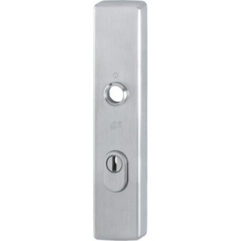 Hoppe los buitenschild F69 PC55 met kerntrekbeveiliging RVS (rechthoekig) - SKG***