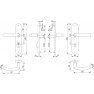 Hoppe Trondheim veiligheidsbeslag kruk/kruk - F69 - PC55 met kerntrekbeveiliging RVS (afgerond) - SKG*** Hoppe Trondheim veiligheidsbeslag kruk/kruk - F69 - PC55 met kerntrekbeveiliging RVS (afgerond) - SKG***