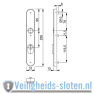 Hoppe smalschild los buitenschild F1 PC72 met kerntrekbeveiliging (afgerond) - SKG***
