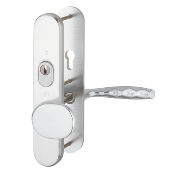 Hoppe New York seniorenbeslag knop/kruk F1 PC72 LS met kerntrekbeveiliging (afgerond) - SKG***