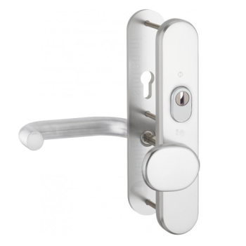 Hoppe Paris seniorenbeslag knop/kruk F1 PC72 RS met kerntrekbeveiliging (afgerond) - SKG***