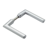 Hoppe Stockholm veiligheidsbeslag kruk/kruk - aluminium F1 - PC72 met kerntrekbeveiliging (afgerond) - SKG*** Hoppe Stockholm veiligheidsbeslag kruk/kruk - aluminium F1 - PC72 met kerntrekbeveiliging (afgerond) - SKG***