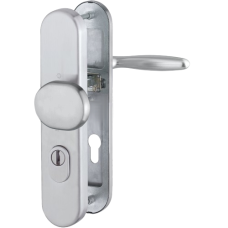 Hop&shy;pe Ver&shy;o&shy;na vei&shy;lig&shy;heids&shy;be&shy;slag knop/kruk F69 PC55 LS met kern&shy;trek&shy;be&shy;vei&shy;li&shy;ging RVS (af&shy;ge&shy;rond) - SKG***