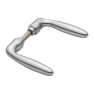 Hoppe Verona veiligheidsbeslag kruk/kruk - F69 - PC55 met kerntrekbeveiliging RVS (afgerond) - SKG*** Hoppe Verona veiligheidsbeslag kruk/kruk - F69 - PC55 met kerntrekbeveiliging RVS (afgerond) - SKG***