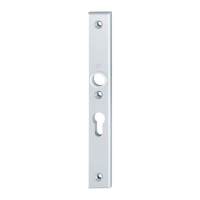 Hoppe veiligheidsbeslag los smal binnenschild F1 PC55 (rechthoekig) 