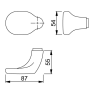 Hoppe knop 86G (Tokyo) F1 Hoppe knop 86G (Tokyo) F1