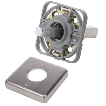 Hoppe kruk-montagemodule - rechthoekig - RVS - deurdikte 38 t/m 42 mm Hoppe kruk-montagemodule - rechthoekig - RVS - deurdikte 38 t/m 42 mm