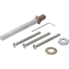 Hop&shy;pe wis&shy;sel&shy;stift&shy;gar&shy;ni&shy;tuur click knop/kruk (snel&shy;stift) - deur&shy;dik&shy;te 37 t/m 42 mm