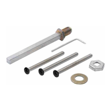 Hop&shy;pe wis&shy;sel&shy;stift&shy;gar&shy;ni&shy;tuur knop/kruk zwart - deur&shy;dik&shy;te 38 t/m 43 mm