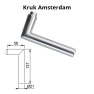 Hoppe smalschild geheel blind buitenschild (afgerond) - SKG**