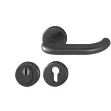 Hop&shy;pe Pa&shy;ris voor&shy;deur ro&shy;zet&shy;be&shy;slag met kern&shy;trek&shy;be&shy;vei&shy;li&shy;ging (rond) zwart - DD38-58 mm - SKG***