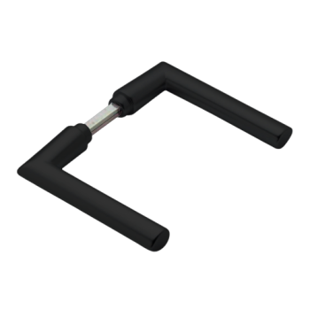Hoppe Stockholm deurkrukken - zwart - 38 t/m 43 mm Hoppe Stockholm deurkrukken - zwart - 38 t/m 43 mm