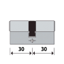 DOM ixTeco cilinders (2x) - Afmeting (A/B) 30/30 & 30/35 - SKG** & SKG*** DOM ixTeco cilinders (2x) - Afmeting (A/B) 30/30 & 30/35 - SKG** & SKG***