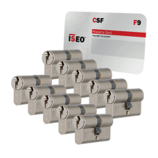 Iseo F9 cilinder met kerntrekbeveiliging - SKG*** Nikkel (10x) Iseo F9 cilinder met kerntrekbeveiliging - SKG*** Nikkel (10x)