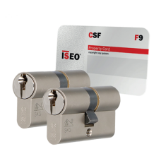Iseo F9 cilinder met kerntrekbeveiliging - SKG*** Nikkel (2x) Iseo F9 cilinder met kerntrekbeveiliging - SKG*** Nikkel (2x)