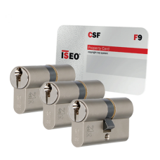 Iseo F9 cilinder met kerntrekbeveiliging - SKG*** Nikkel (3x) Iseo F9 cilinder met kerntrekbeveiliging - SKG*** Nikkel (3x)