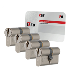 Iseo F9 cilinder met kerntrekbeveiliging - SKG*** Nikkel (4x) Iseo F9 cilinder met kerntrekbeveiliging - SKG*** Nikkel (4x)