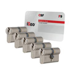 Iseo F9 cilinder met kerntrekbeveiliging - SKG*** Nikkel (5x) Iseo F9 cilinder met kerntrekbeveiliging - SKG*** Nikkel (5x)