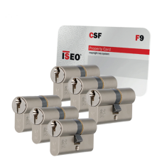Iseo F9 cilinder met kerntrekbeveiliging - SKG*** Nikkel (6x) Iseo F9 cilinder met kerntrekbeveiliging - SKG*** Nikkel (6x)