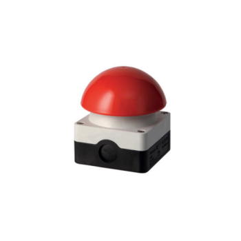 Maasland - paddenstoeldrukknop - rood