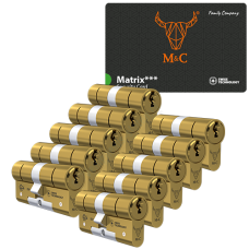 M&C Ma&shy;trix ci&shy;lin&shy;der met kern&shy;trek&shy;be&shy;vei&shy;li&shy;ging (10x) - mes&shy;sing - SKG***