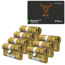 M&C Ma&shy;trix ci&shy;lin&shy;der met kern&shy;trek&shy;be&shy;vei&shy;li&shy;ging (7x) - mes&shy;sing - SKG***