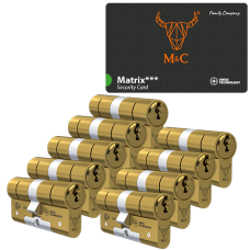 M&C Ma&shy;trix ci&shy;lin&shy;der met kern&shy;trek&shy;be&shy;vei&shy;li&shy;ging (9x) - mes&shy;sing - SKG***