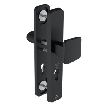 M&C Universeel veiligheidsbeslag knop/kruk PC72 zwart - SKG***