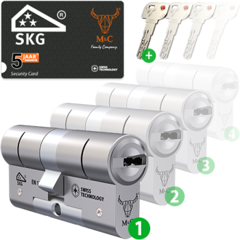 M&C SKG3 cilinder met kerntrekbeveiliging - SKG***