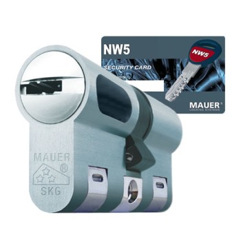 Mauer New Wave 5 cilinder met kerntrekbeveiliging - SKG*** Mauer New Wave 5 cilinder met kerntrekbeveiliging - SKG***