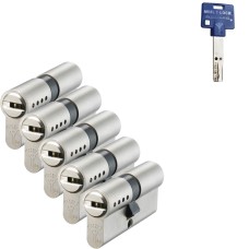 Mul-T-Lock In&shy;ter&shy;ac&shy;ti&shy;ve+ ci&shy;lin&shy;der met kern&shy;trek&shy;be&shy;vei&shy;li&shy;ging (5x) - SKG***