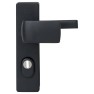 Nemef 3405-2 veiligheidsbeslag kortschild knop/ kruk zwart met kerntrekbeveiliging PC72 deurdikte 38 tot 45 mm SKG3 Nemef 3405-2 veiligheidsbeslag kortschild knop/ kruk zwart met kerntrekbeveiliging PC72 deurdikte 38 tot 45 mm SKG3