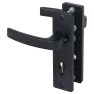 Nemef 3407-2 veiligheidsbeslag kortschild kruk/ kruk zwart met kerntrekbeveiliging PC72 deurdikte 38 tot 45 mm SKG3 Nemef 3407-2 veiligheidsbeslag kortschild kruk/ kruk zwart met kerntrekbeveiliging PC72 deurdikte 38 tot 45 mm SKG3
